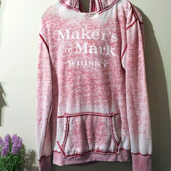 J. America Tops - Maker's Mark destructed hoodie XL XXL
